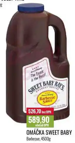 Ratio OMÁČKA SWEET BABY Barbecue, 4500g nabídka