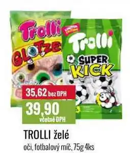 Ratio TROLLI želé 75g 4ks nabídka