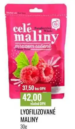 Ratio LYOFILIZOVANÉ MALINY 30g nabídka