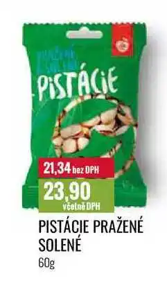Ratio PISTÁCIE PRAŽENÉ SOLENÉ 60g nabídka