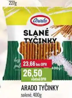 Ratio ARADO TYČINKY solené, 400g nabídka