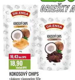 Ratio KOKOSOVÝ CHIPS 60g nabídka