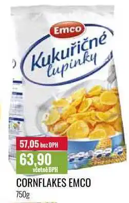 Ratio CORNFLAKES EMCO 750g nabídka