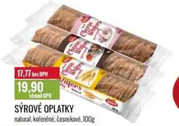 Ratio SÝROVÉ OPLATKY 100g nabídka