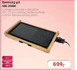 Planeo Elektro Elektrický gril SBG 206BK nabídka