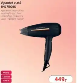 Planeo Elektro Vysoušeč vlasů SHD7100BK nabídka