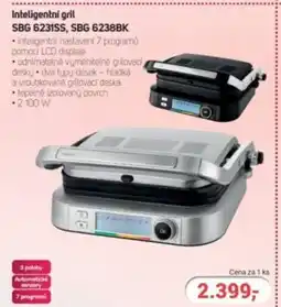 Planeo Elektro Inteligentní gril SBG 6231SS, SBG 6238BK nabídka
