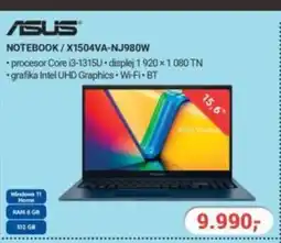 Planeo Elektro ASUS Notebook/ X1504VA-NJ980W nabídka