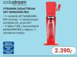 Planeo Elektro Výrobník Sodastream art Mandarin red nabídka