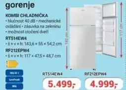 Planeo Elektro GORENJE Kombi chladnička nabídka