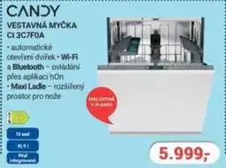 Planeo Elektro CANDY Vestavná myčka CI 3C7F0A nabídka