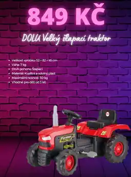 Mall.cz DOLU Velký šlapací traktor nabídka