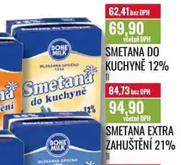 Ratio SMETANA DO KUCHYNĚ 12% 1l nabídka