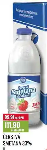 Ratio ČERSTVÁ SMETANA 33% 1l nabídka