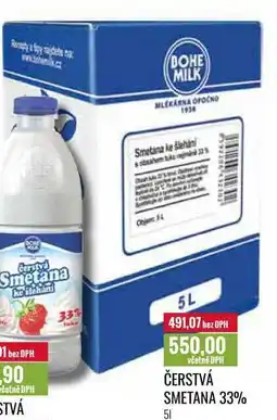 Ratio ČERSTVÁ SMETANA 33% 5l nabídka