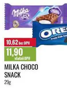 Ratio MILKA CHOCO SNACK 29g nabídka