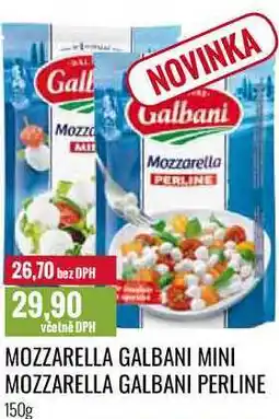 Ratio MOZZARELLA GALBANI MINI, MOZZARELLA GALBANI PERLINE 150g nabídka