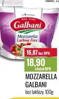 Ratio MOZZARELLA GALBANI bez laktózy, 100g nabídka