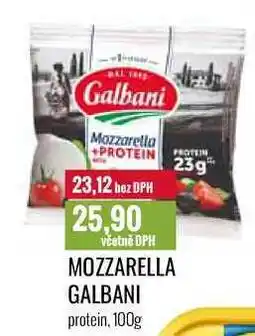 Ratio MOZZARELLA GALBANI protein, 100g nabídka