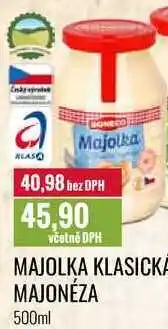Ratio MAJOLKA KLASICKÁ MAJONÉZA 500ml nabídka