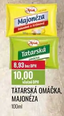 Ratio TATARSKÁ OMÁČKA, MAJONÉZA 100ml nabídka