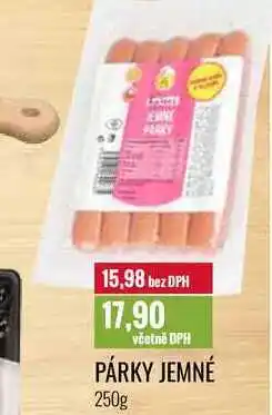Ratio PÁRKY JEMNÉ 250g nabídka