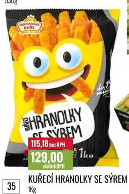 Ratio KUŘECÍ HRANOLKY SE SÝREM 1Kg nabídka