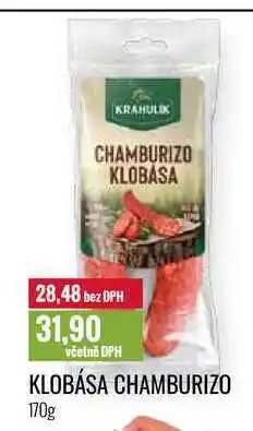 Ratio KLOBÁSA CHAMBURIZO 170g nabídka