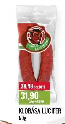 Ratio KLOBÁSA LUCIFER 170g nabídka
