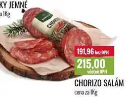 Ratio CHORIZO SALÁM cena za 1Kg nabídka