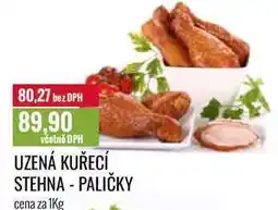 Ratio UZENÁ KUŘECÍ STEHNA - PALIČKY cena za 1Kg nabídka