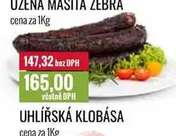 Ratio UHLÍŘSKÁ KLOBÁSA cena za 1Kg nabídka