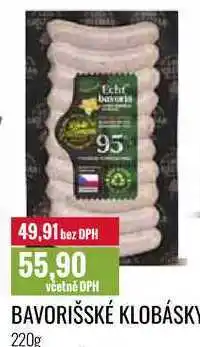 Ratio BAVORIŠSKÉ KLOBÁSKY 220g nabídka