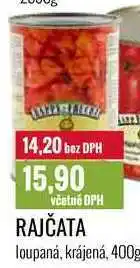 Ratio RAJČATA loupaná, krájená, 400g nabídka