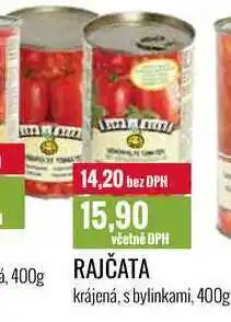 Ratio RAJČATA krájená, s bylinkami, 400g nabídka