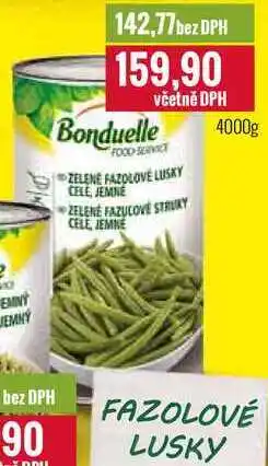 Ratio Bonduelle fazolové lusky 4000g nabídka