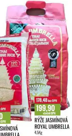 Ratio RÝŽE JASMÍNOVÁ ROYAL UMBRELLA 4,5Kg nabídka