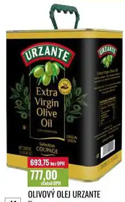 Ratio OLIVOVÝ OLEJ URZANTE 3l nabídka