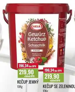 Ratio KEČUP JEMNÝ, KEČUP SE ZELENINU 10Kg nabídka