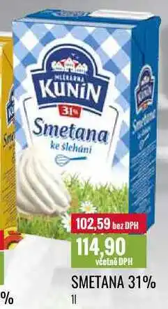 Ratio SMETANA 31% 1l nabídka