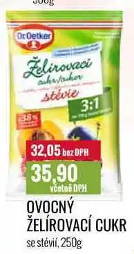 Ratio OVOCNÝ ŽELÍROVACÍ CUKR se stévií, 250g nabídka