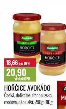 Ratio HOŘČICE AVOKÁDO 288g-310g nabídka