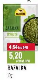 Ratio BAZALKA 10g nabídka
