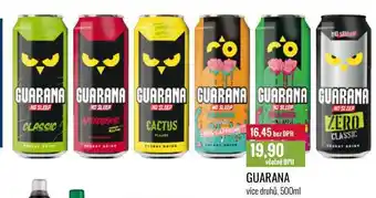 Ratio GUARANA 500ml nabídka