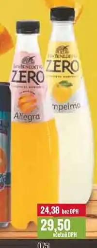 Ratio SAN BENEDITO ZERO 0,75l nabídka