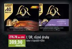 Ratio L'OR 40ks nabídka