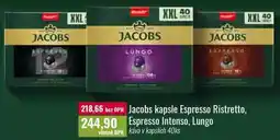 Ratio Jacobs kapsle Espresso Ristretto, Espresso Intenso, Lungo 40ks nabídka