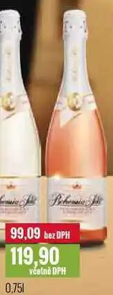 Ratio Bohemia Sekt nealkoholický rosé 0,75l nabídka