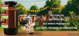 Ratio KEG HUGO 20L, KEG SPRITZ 20L, KEG BIANCO FRIZZANTE 20L, KEG GLERA TREVENZIE IGP FRIZZANTE 20L nabídka