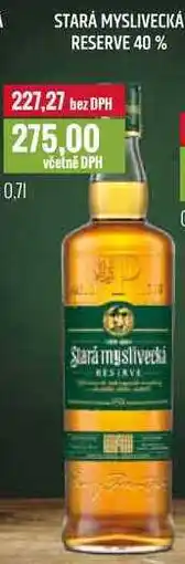 Ratio STARÁ MYSLIVECKÁ RESERVE 40 % 0,7l nabídka